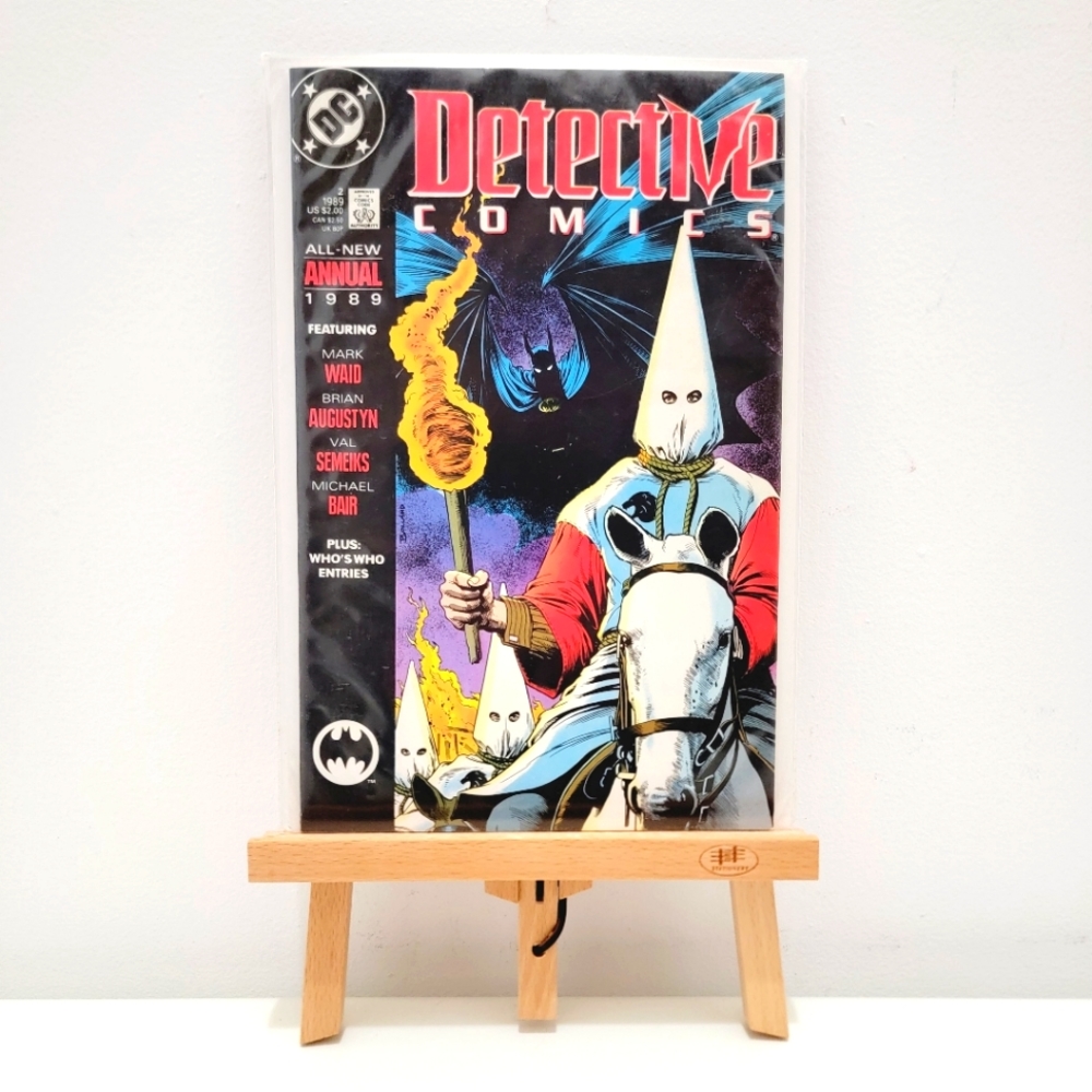 DC Comics Detective Comics Batman Annual 1989 comicbook. Batman vs KKK.